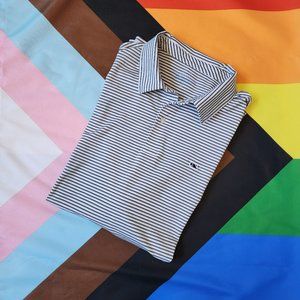 Vineyard Vines Men's Short Sleeve Sankaty Polo Shirt - Performance Stretch Black